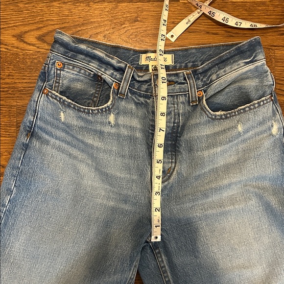 NWOT Madewell low slung baggy jeans size 24 medium wash - Picture 8 of 10